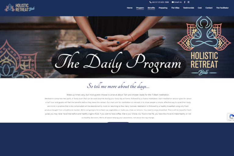 The Daily Program at Holistic Wellness Retreat in Bali 1 1 1 768x512