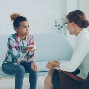 Mental health coaching session focused on clarity and support