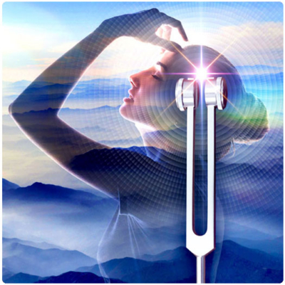 Sound therapy with tuning forks