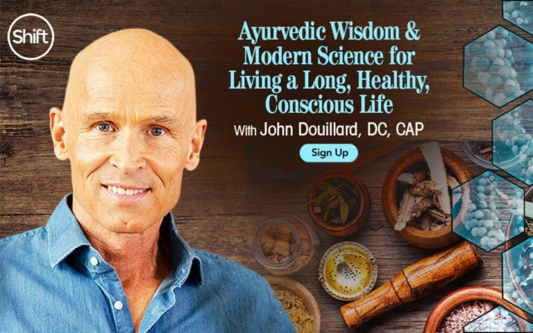 Ayurvedic Wisdom and Modern Science for Living a Long Healthy Conscious Life with John Douillard 768x480
