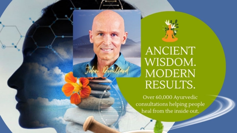 Dr. John Douillard Ayurvedic Health Practitioner and Natural Health Educator 768x432