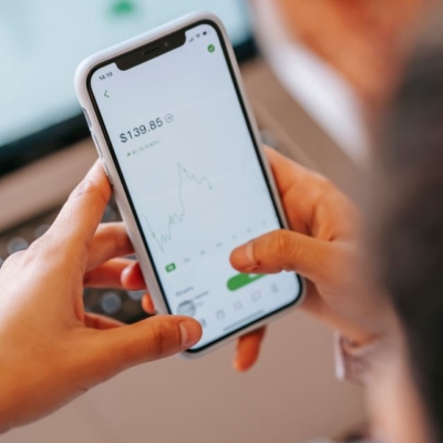 Person reviewing pricing for an energy healing session